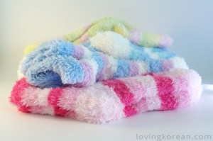 Cute romantic Korean fluffy socks
