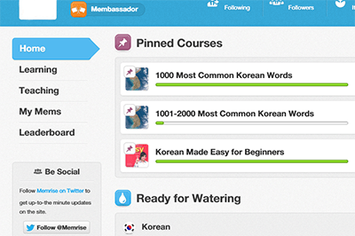 Memrise Korean