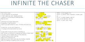 INFINITE-The-Chaser-English-Korean-Hangul-lyrics-definitions