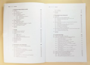 The sounds of Korean textbook contents frequency trends of Korean sounds prosody phonological rules of Korean loanword phonology